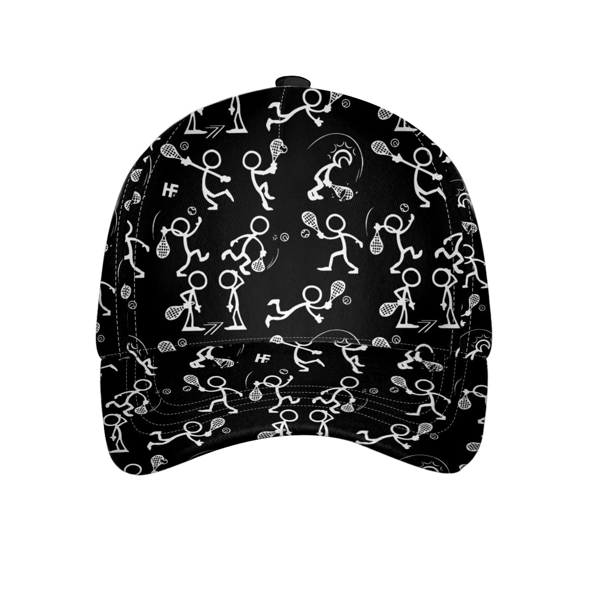 Stickfigures Playing Tennis Classic Cap