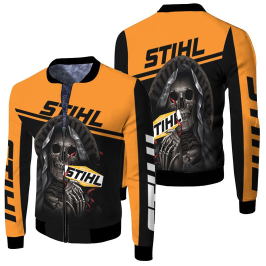 Stihl Maiden Skull Fleece Bomber Jacket