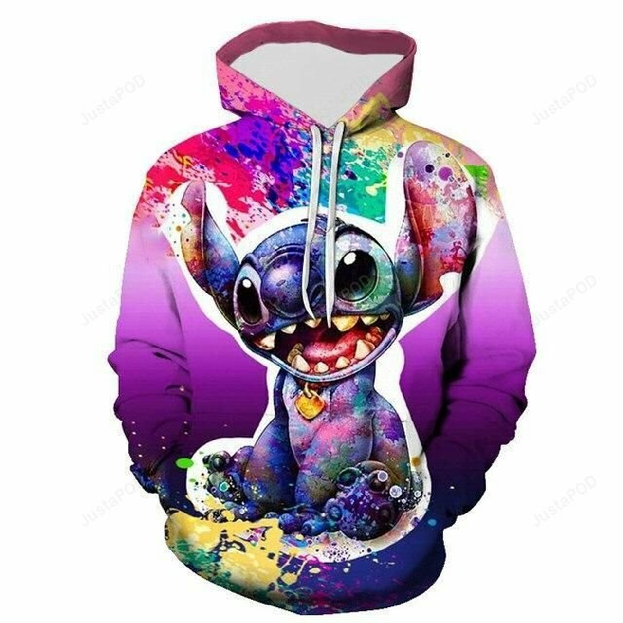 Stitch 3d All Over Print Hoodie