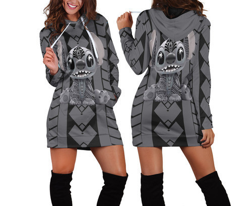 Stitch Hoodie Dress Sweater Dress Sweatshirt Dress 3d All Over Print For Women Hoodie