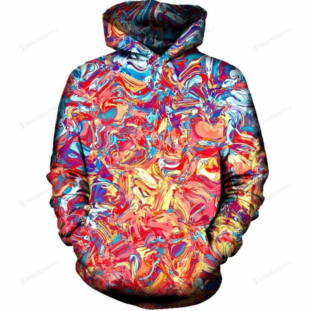 Strokes 3d All Over Printed Hoodie