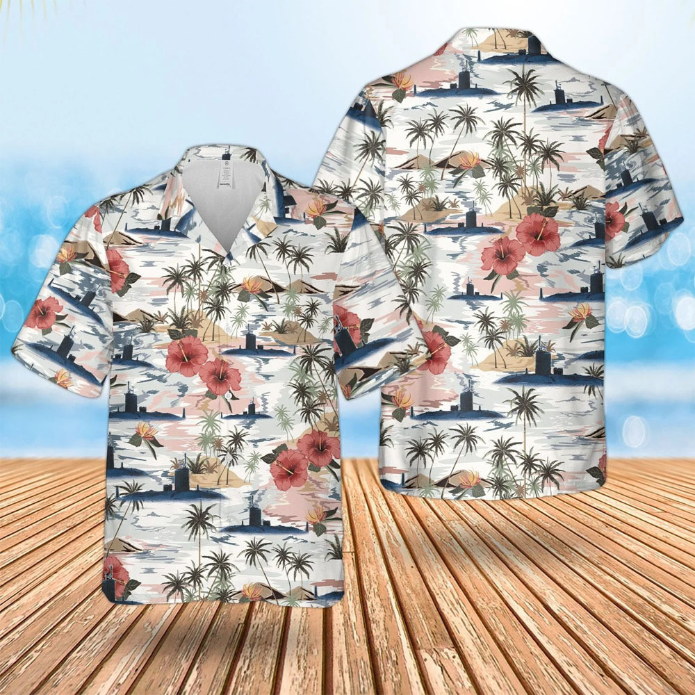 Submarine Hawaiian Shirt Submarine 3D Printed Shirt For Men and Women