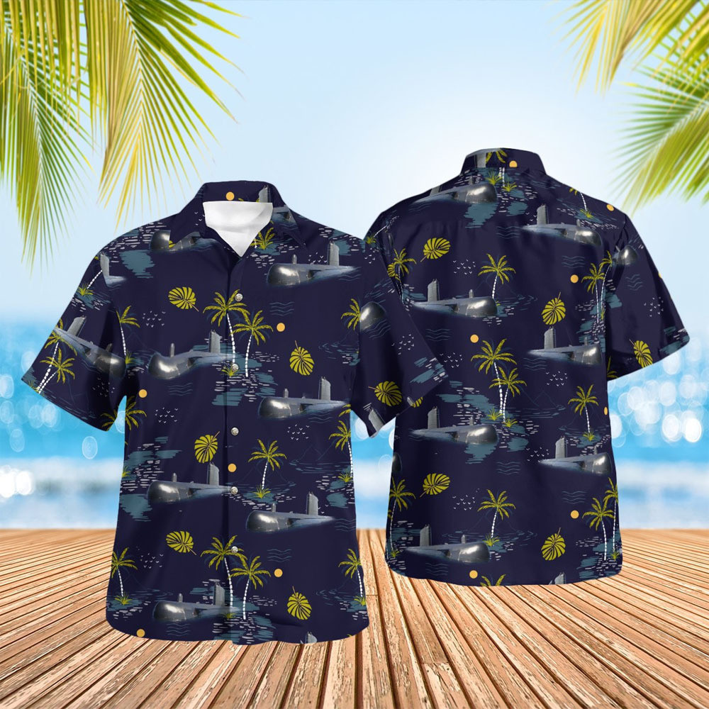 Submarine Hawaiian Shirt Submarine 3D Printed Shirt For Men and Women