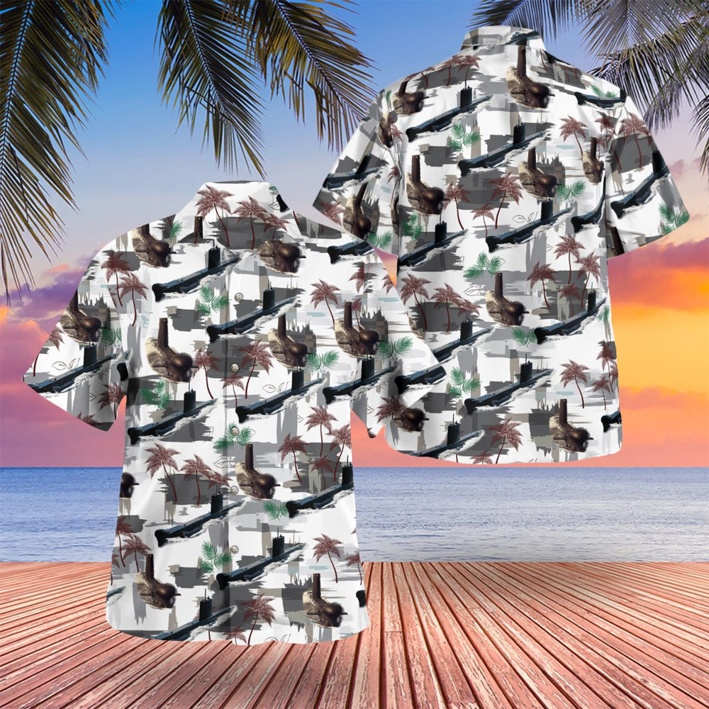 Submarine Hawaiian Shirt Submarine 3D Printed Shirt For Men and Women