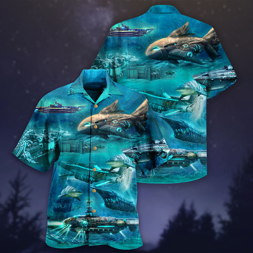 Submarine Hawaiian Shirt Submarine Lover Gifts Shirt For Men and Women