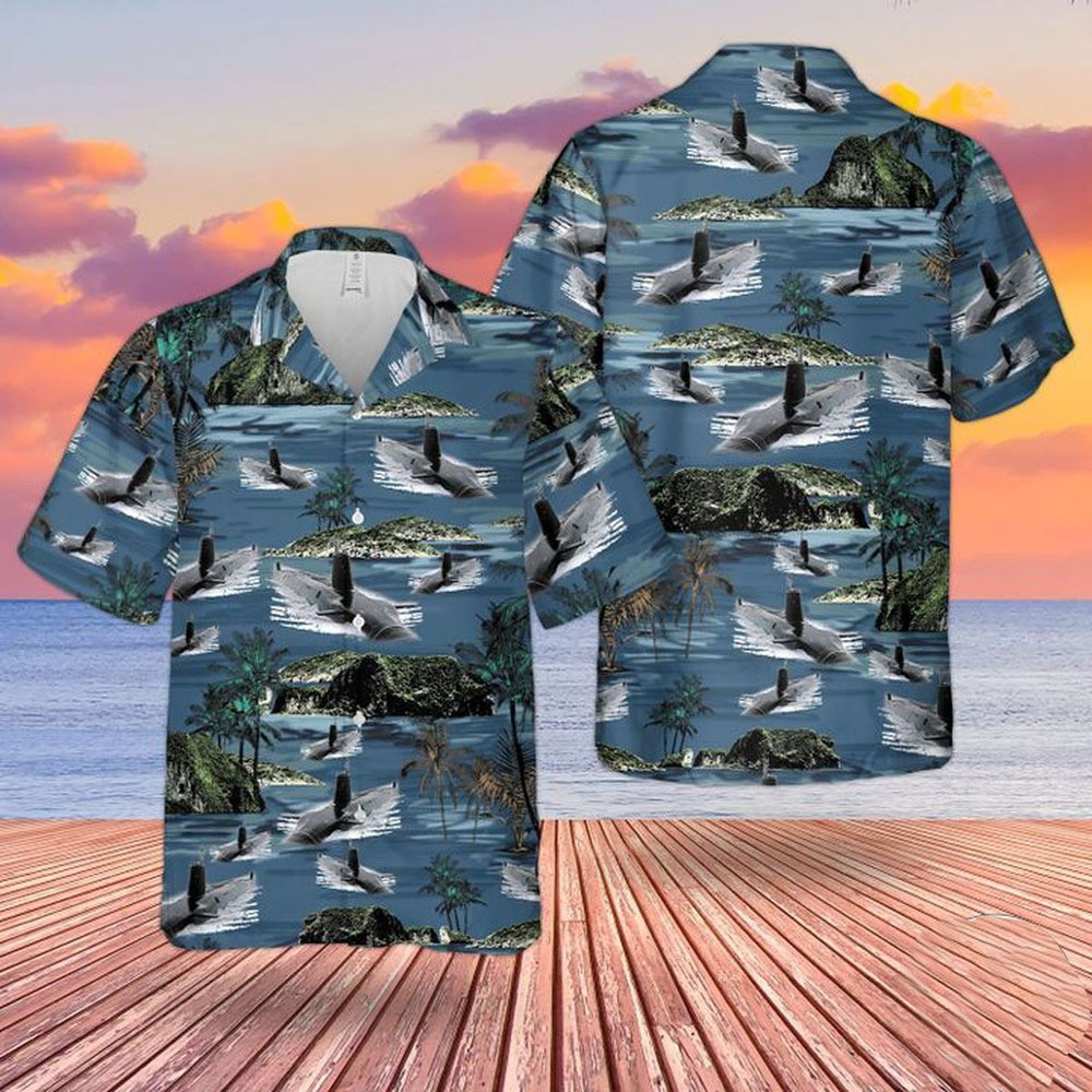 Submarine Hawaiian Shirt Submarine Lover Gifts Shirt For Men and Women