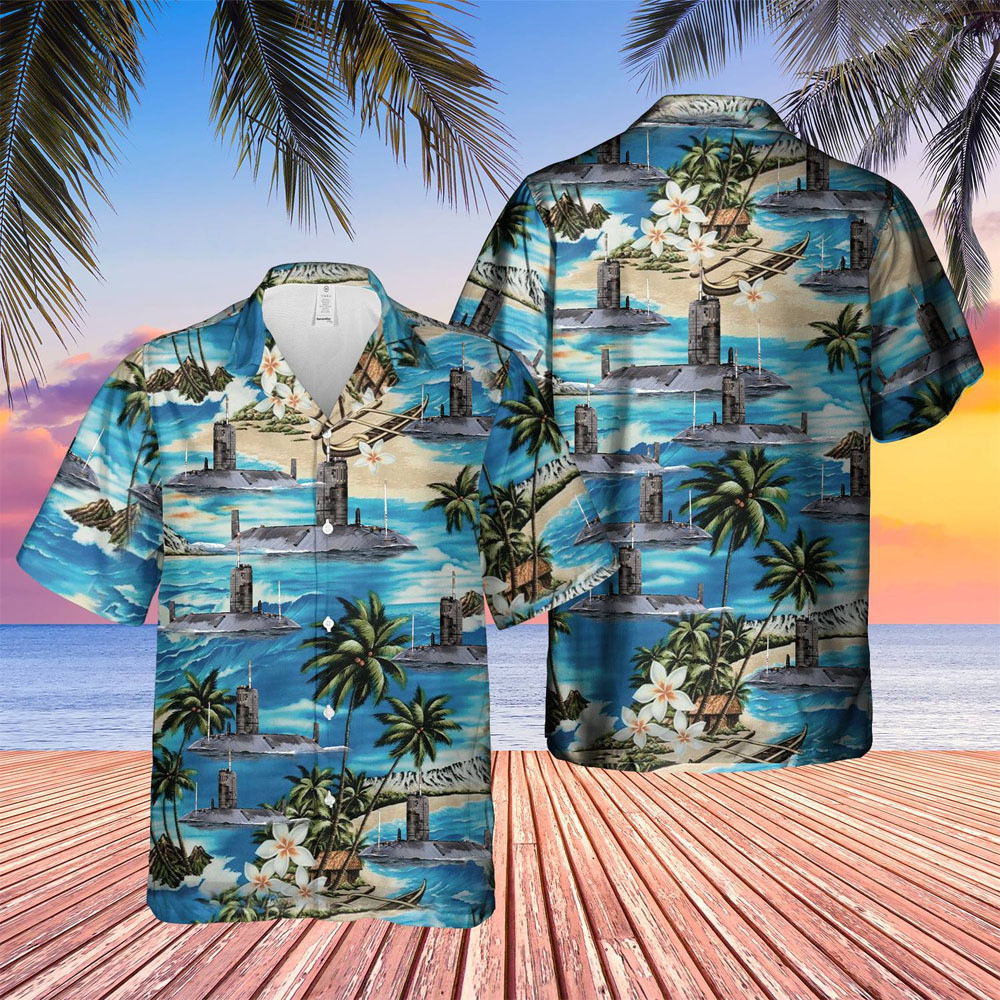 Submarine Hawaiian Shirt Submarine Lover Gifts Shirt For Men and Women