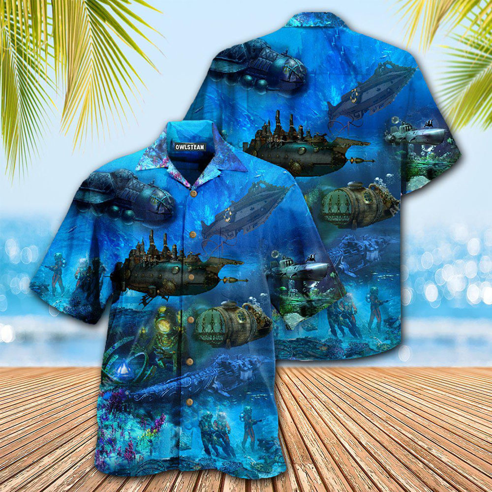 Submarine Hawaiian Shirt Submarine Shirt For Submarine Lover Shirt For Men and Women