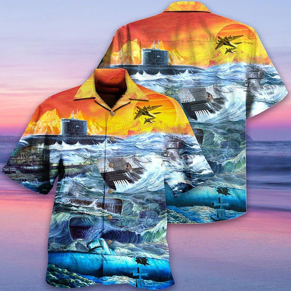 Submarine Hawaiian Shirt Submarine Shirt For Submarine Lover Shirt For Men and Women