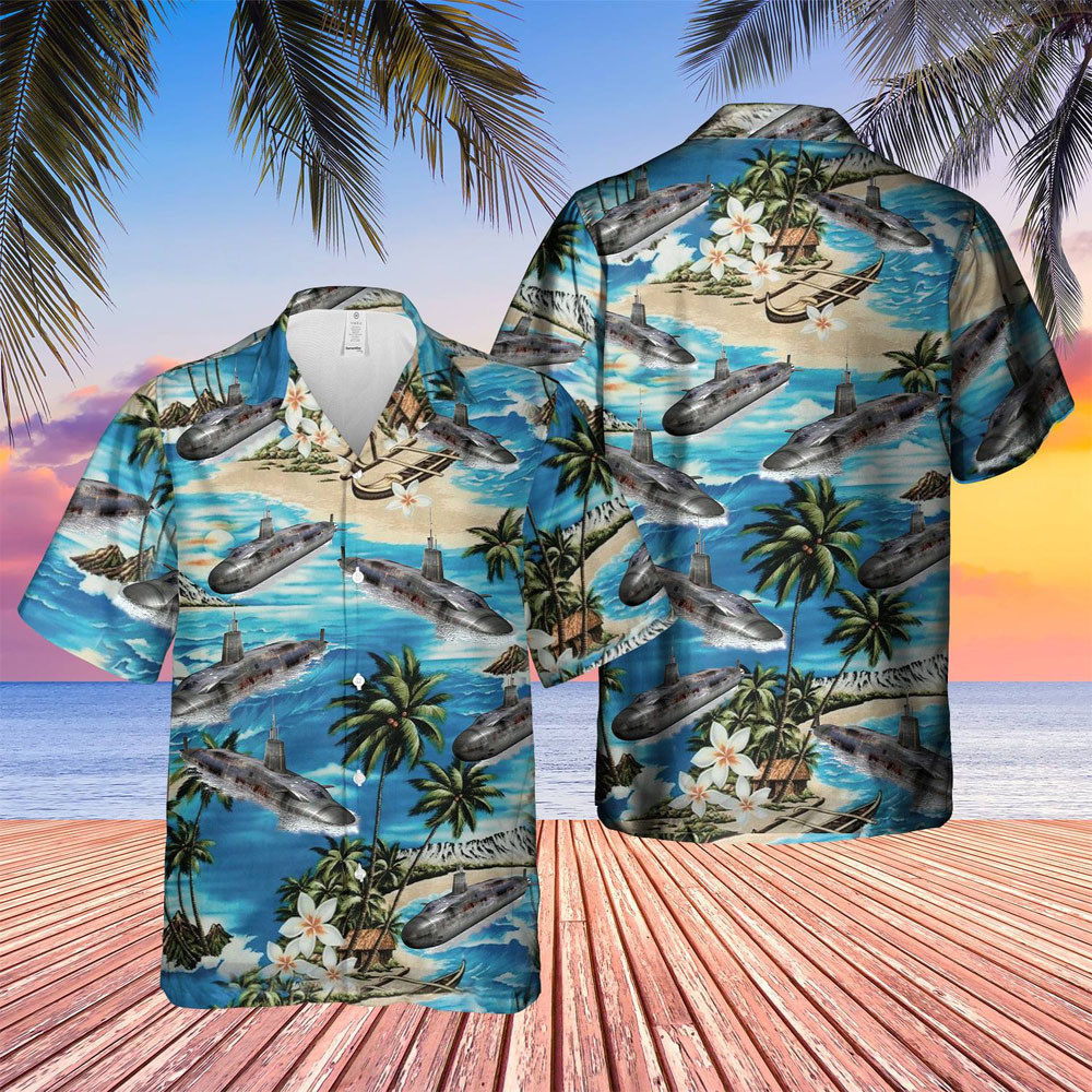 Submarine Shirt Submarine Hawaiian Shirt For Submarine Lovers Shirt For Men and Women