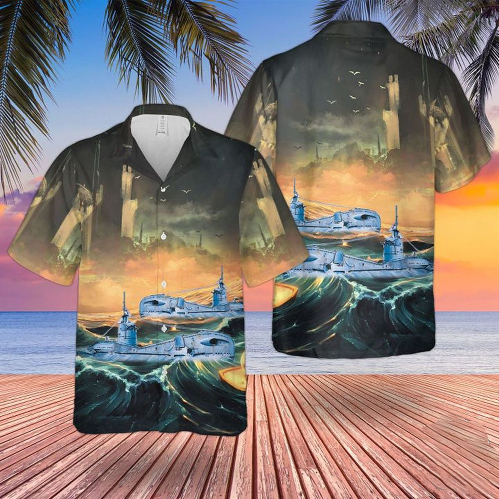 Submarine Shirt Submarine Hawaiian Shirt For Submarine Lovers Shirt For Men and Women