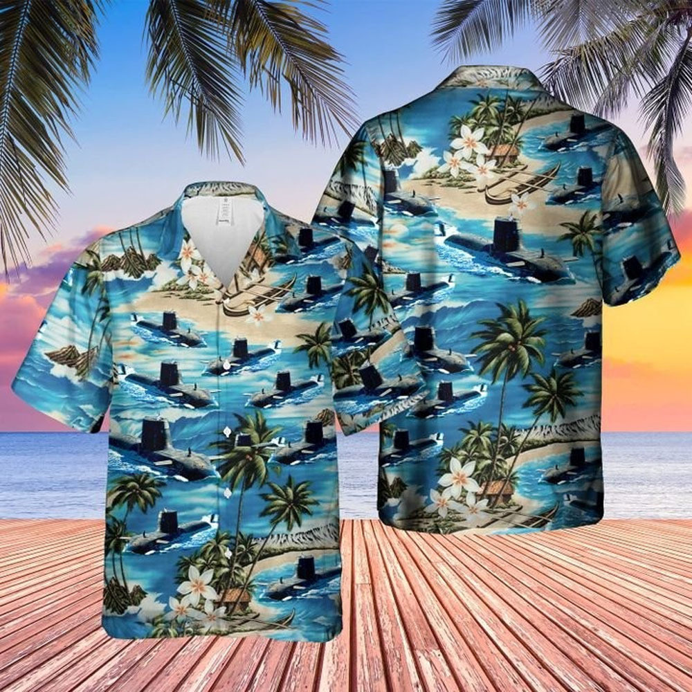 Submarine Shirt Submarine Hawaiian Shirt For Submarine Lovers Shirt For Men and Women