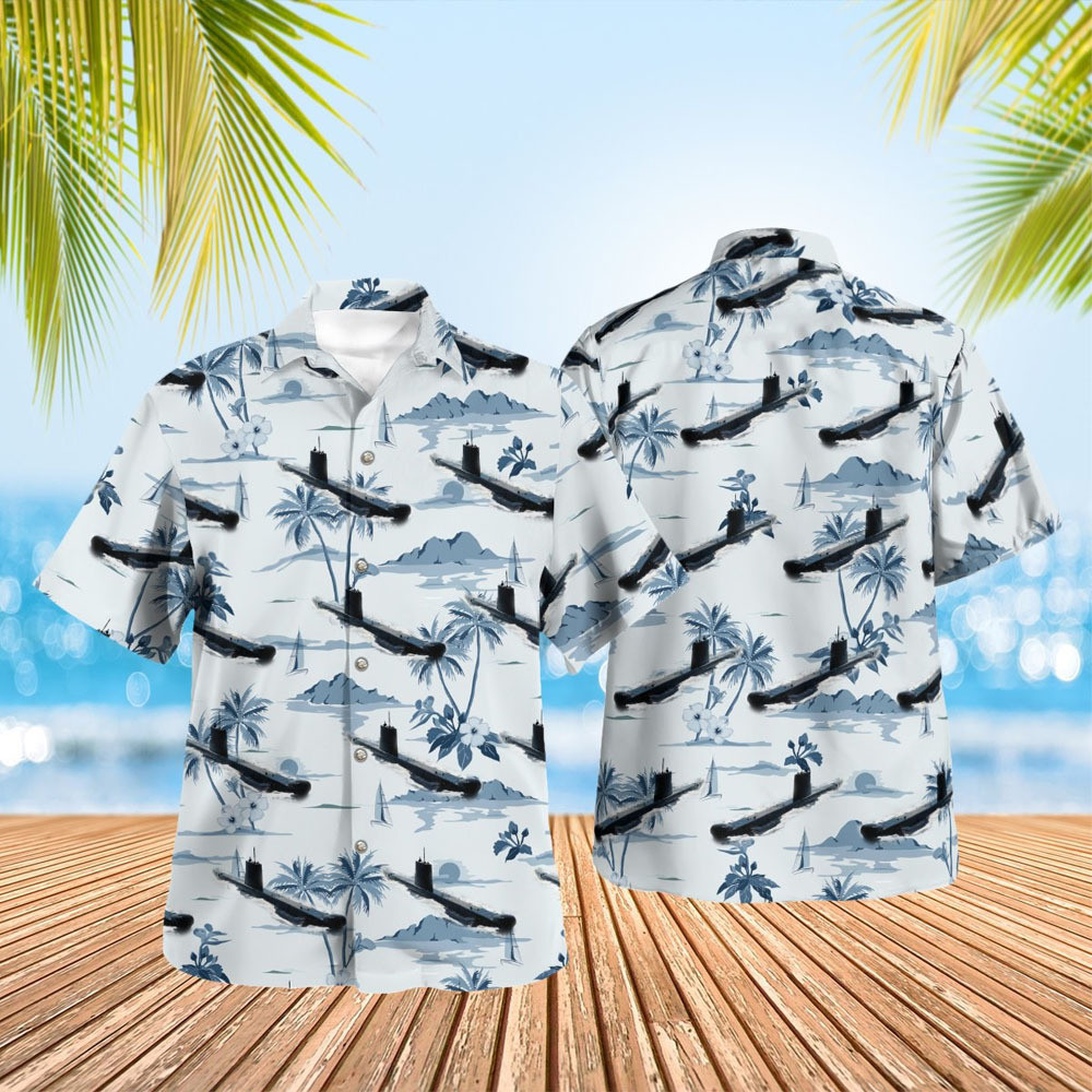 Submarine Shirt Submarine Hawaiian Shirt For Submarine Lovers Shirt For Men and Women