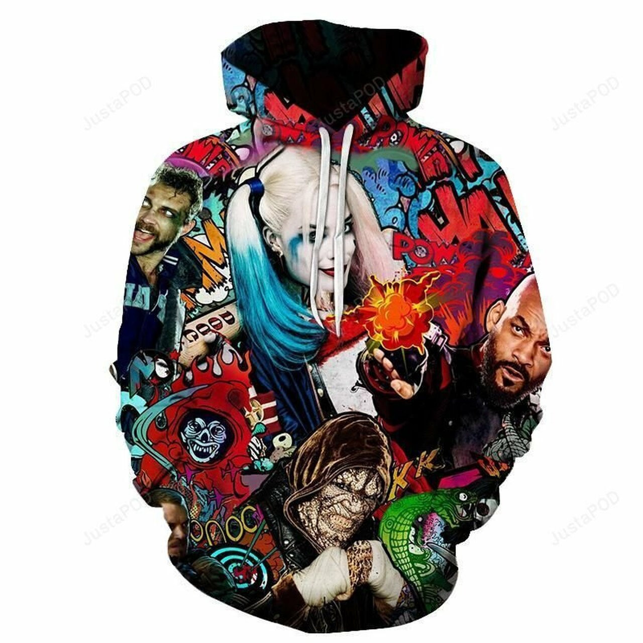 Suicide Squad 3d All Over Print Hoodie