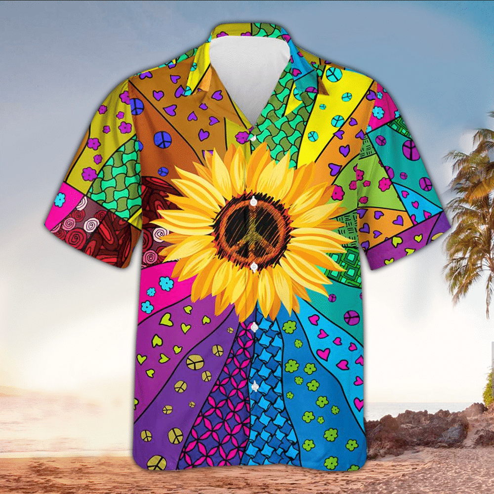 Sunflower Aloha Shirt Hawaiian Shirt For Sunflower Lovers Shirt For Men and Women
