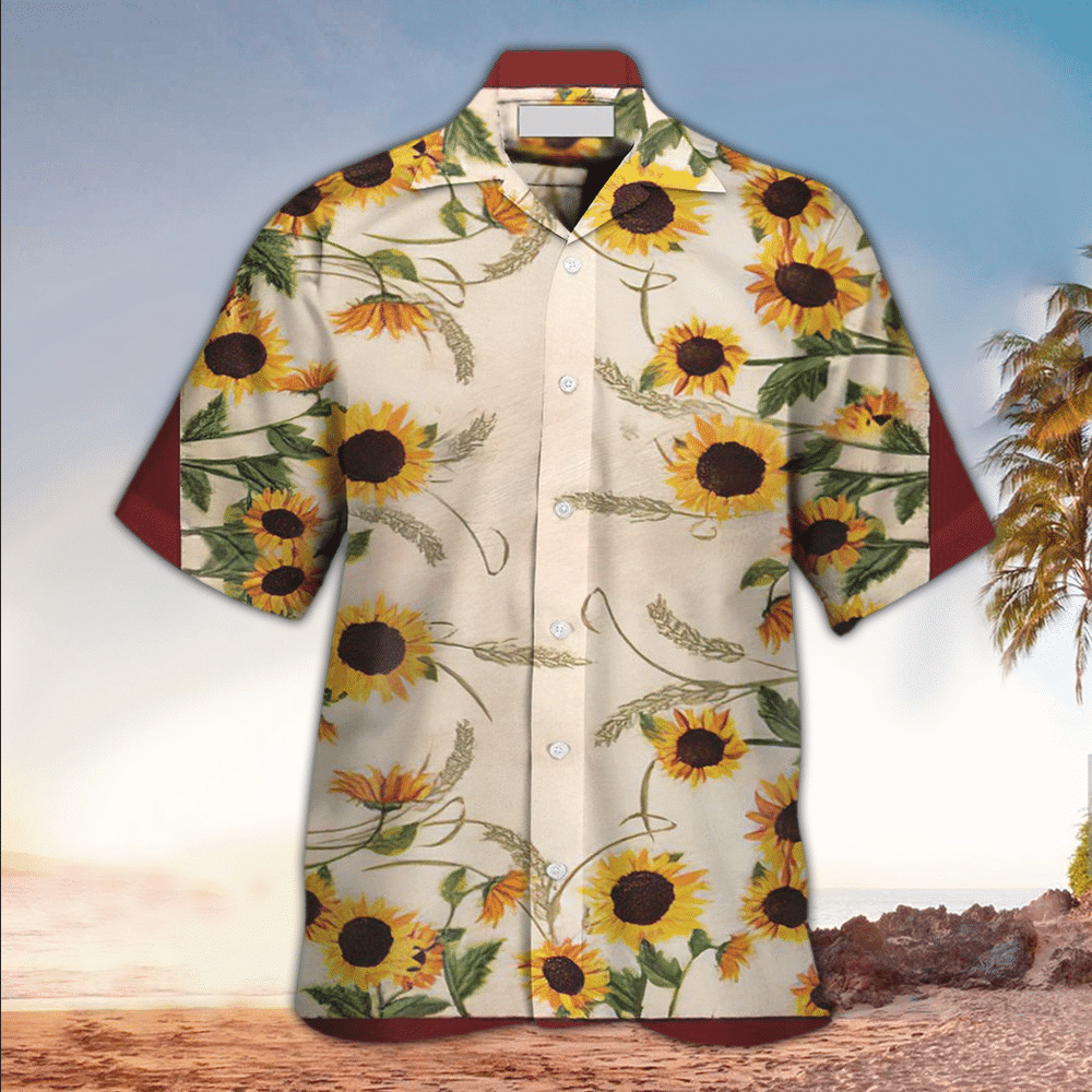 Sunflower Aloha Shirt Perfect Hawaiian Shirt For Sunflower Lover Shirt For Men and Women