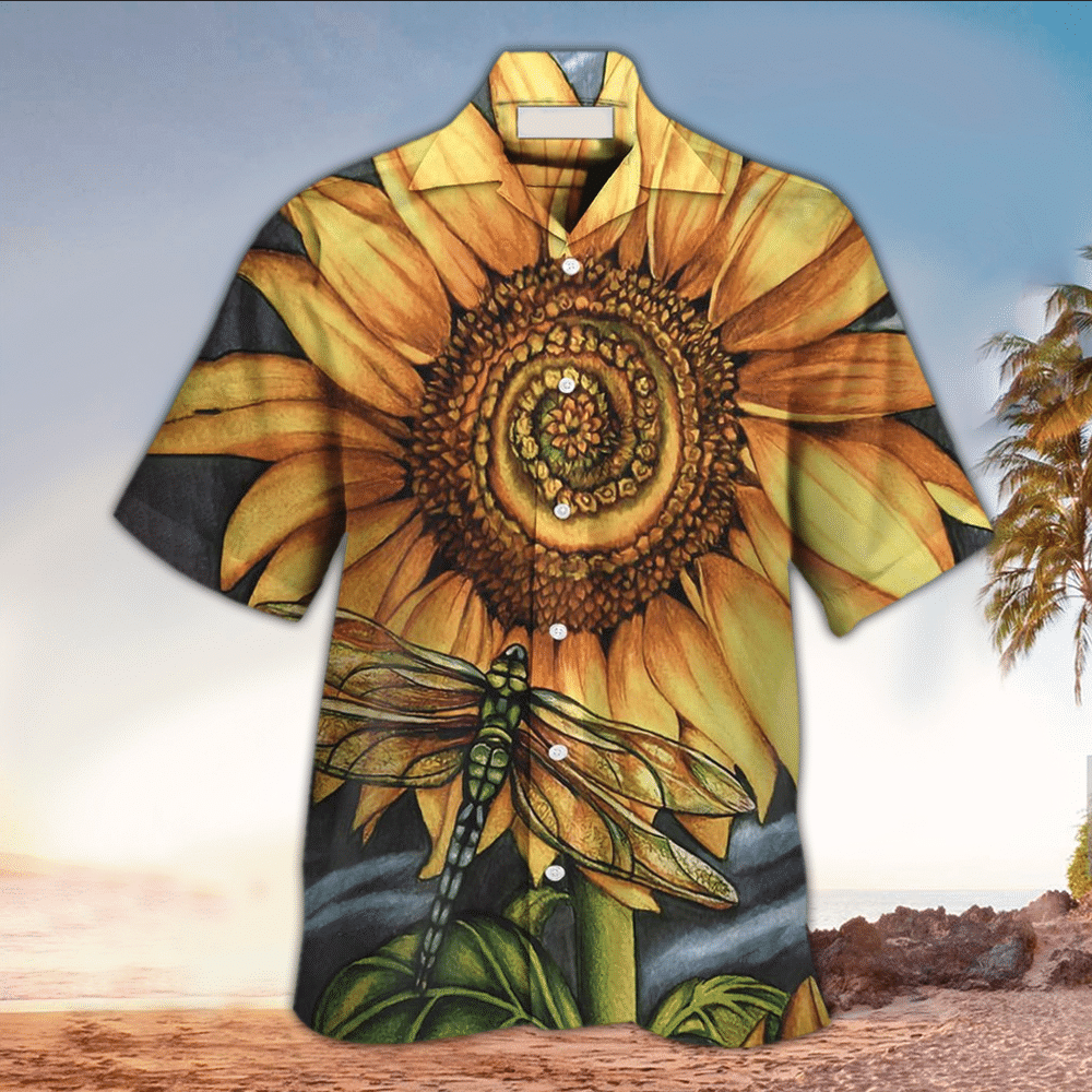 Sunflower Hawaiian Shirt Sunflower Button Up Shirt For Men and Women