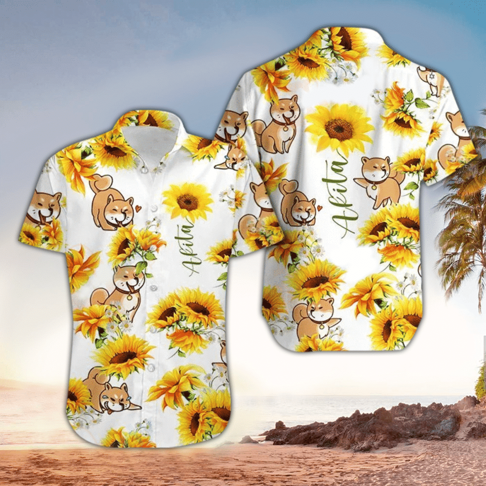 Sunflower Hawaiian Shirt Sunflower Button Up Shirt For Men and Women