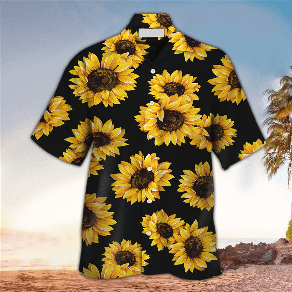 Sunflower Hawaiian Shirt Sunflower Button Up Shirt For Men and Women