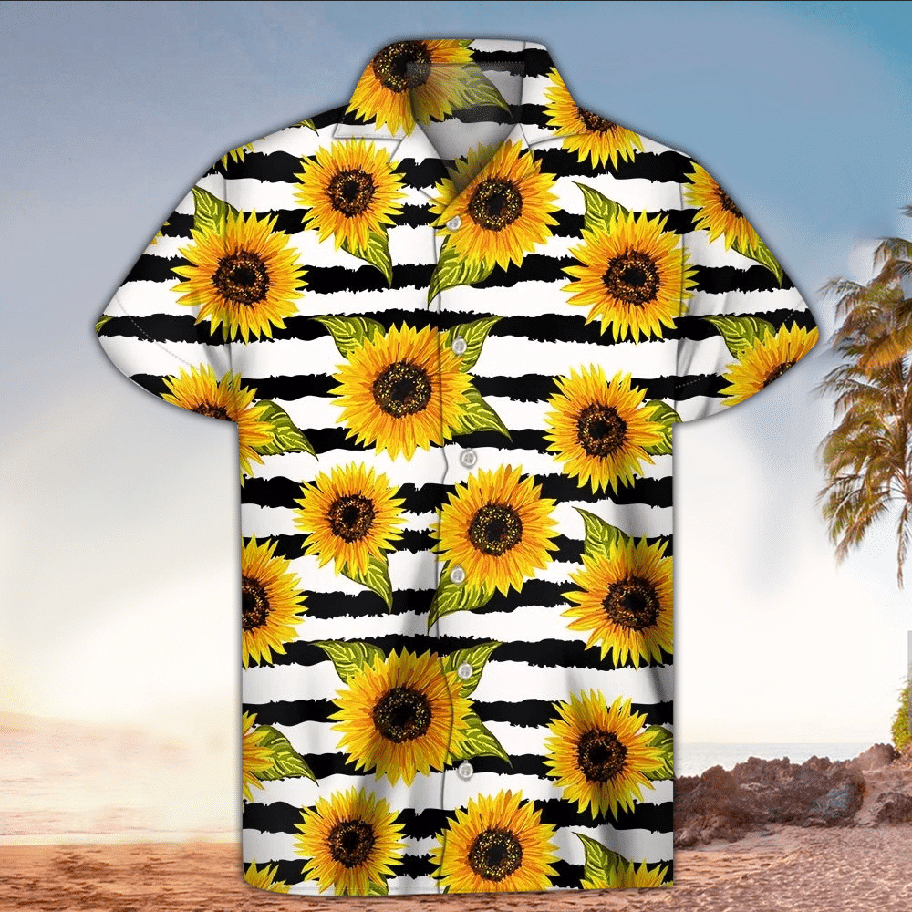 Sunflower Hawaiian Shirt Sunflower Button Up Shirt For Men and Women