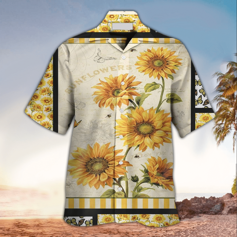 Sunflower Hawaiian Shirt Sunflower Lover Gifts Shirt For Men and Women