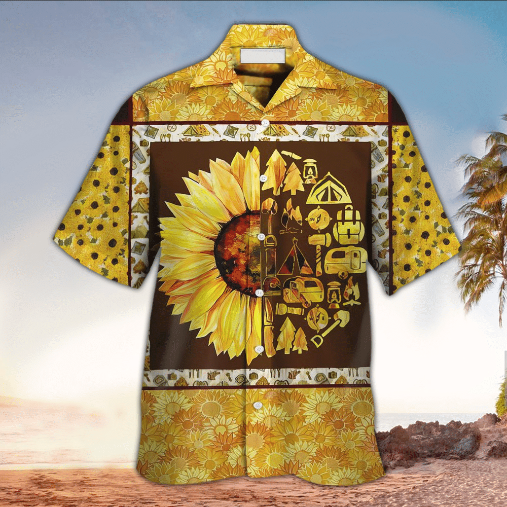 Sunflower Shirt Sunflower Hawaiian Shirt For Sunflower Lovers Shirt For Men and Women