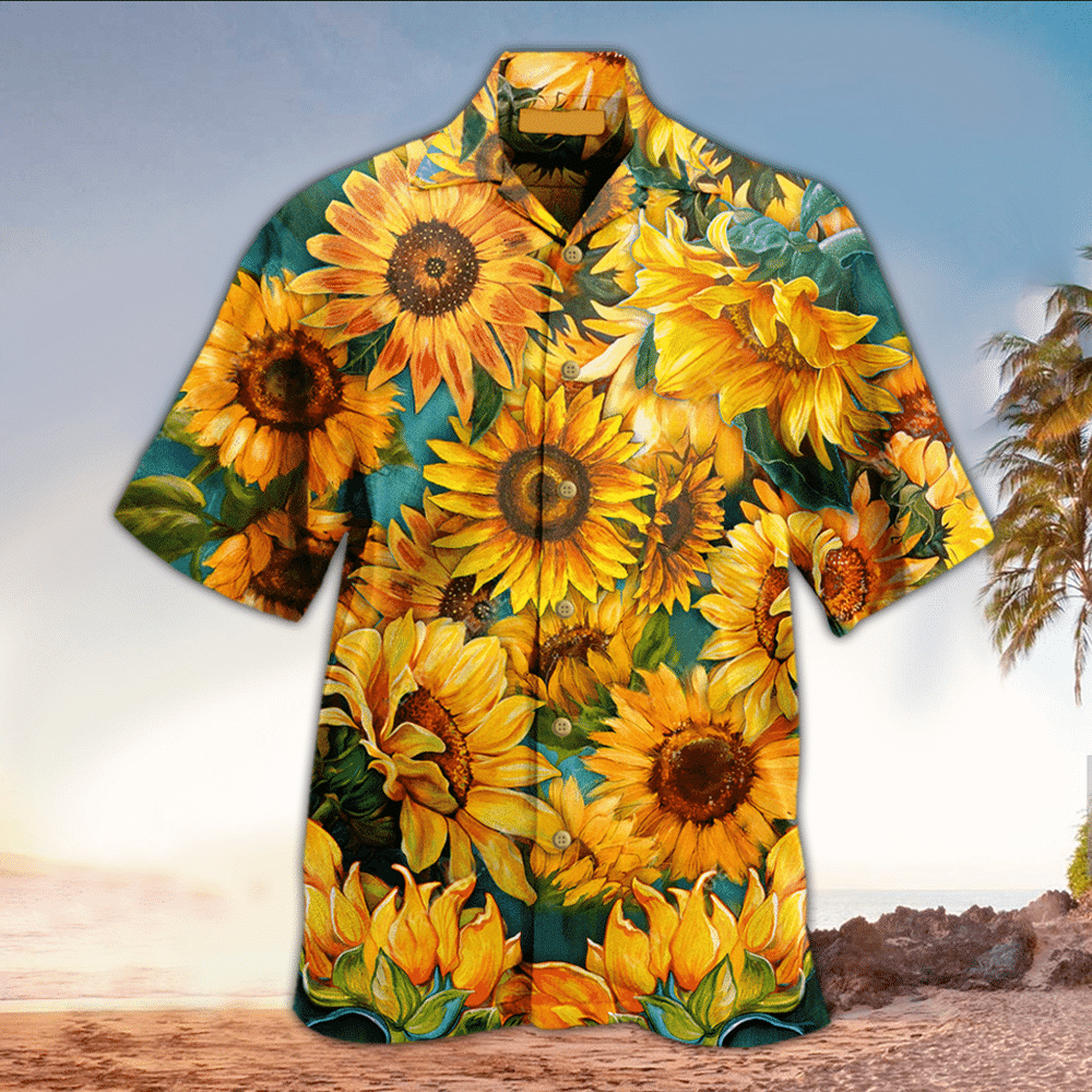 Sunflower Shirt Sunflower Hawaiian Shirt For Sunflower Lovers Shirt For Men and Women