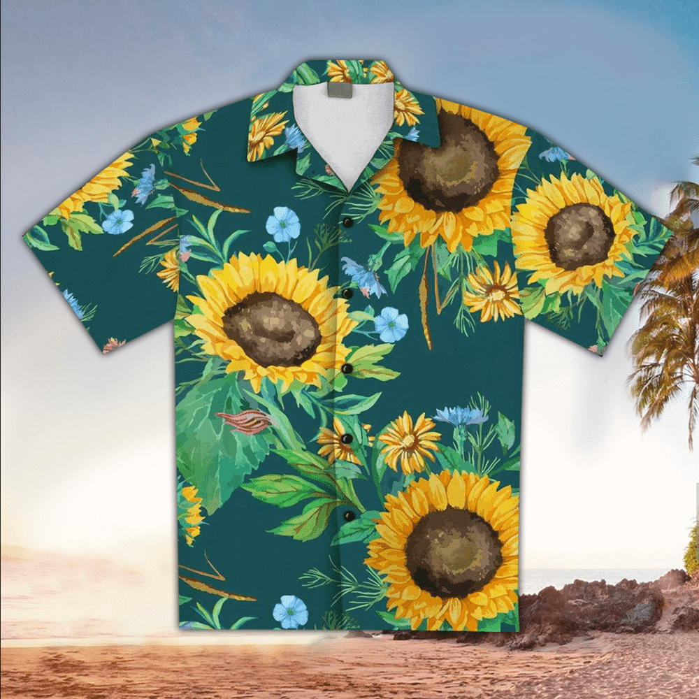 Sunflower Shirt Sunflower Hawaiian Shirt For Sunflower Lovers Shirt For Men and Women