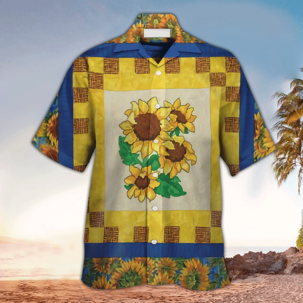 Sunflower Shirt Sunflower Hawaiian Shirt For Sunflower Lovers Shirt For Men and Women