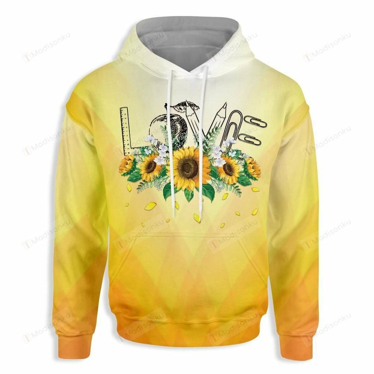 Sunflower Teacher 3d All Over Print Hoodie