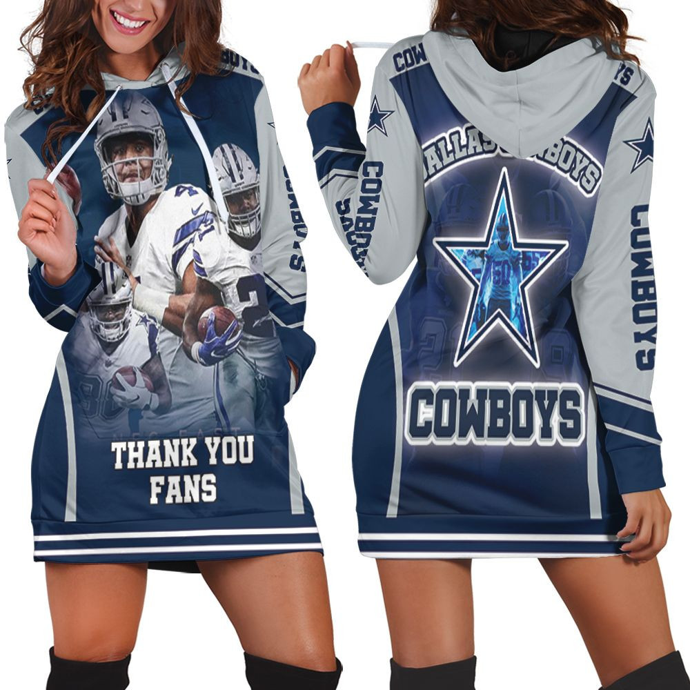 Super Bowl 2021 Dallas Cowboy Nfc East Division Champions Thank You Fans Hoodie Dress Sweater Dress Sweatshirt Dress