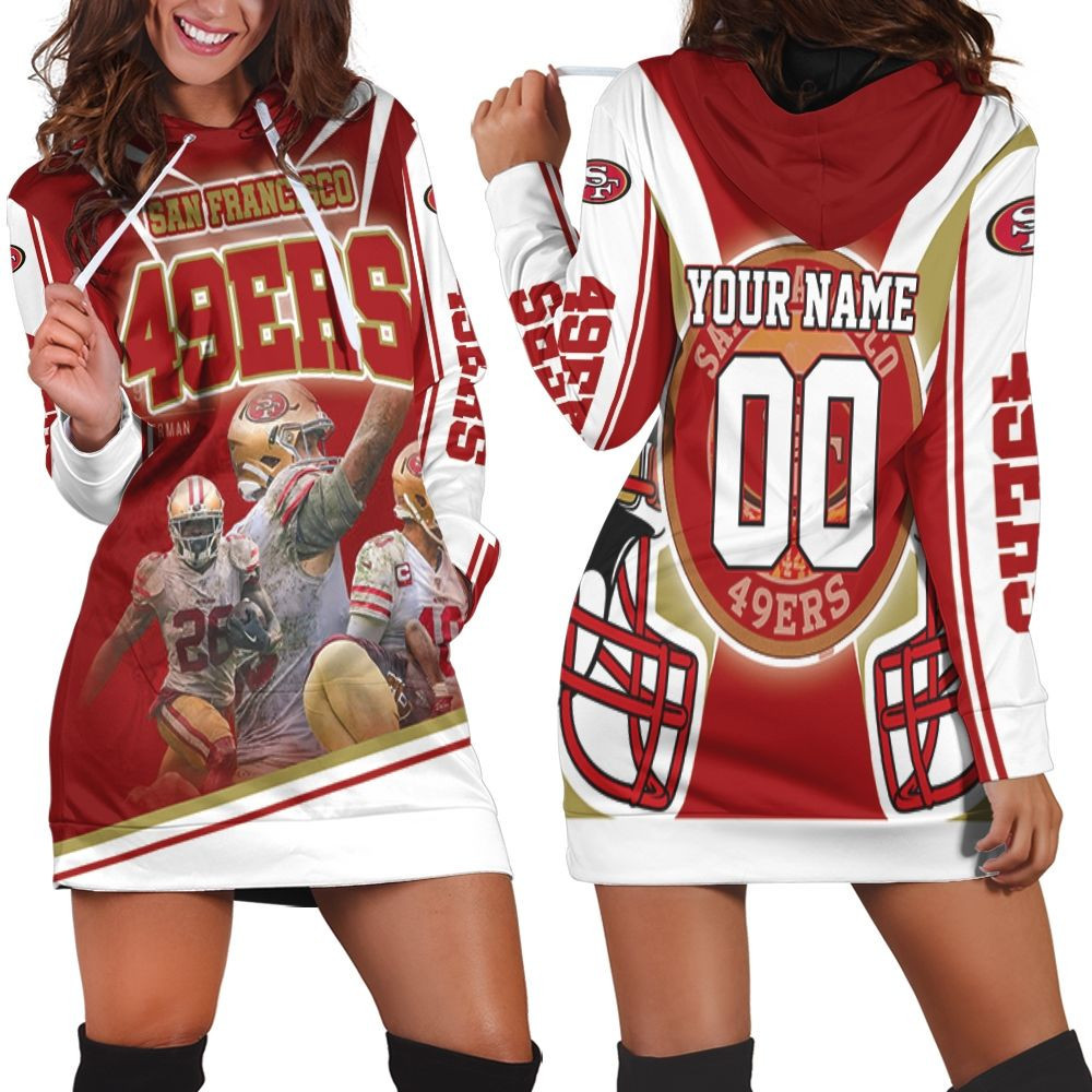 Super Bowl 2021 San Francisco 49ers Nfc East Champions Personalized Hoodie Dress Sweater Dress Sweatshirt Dress