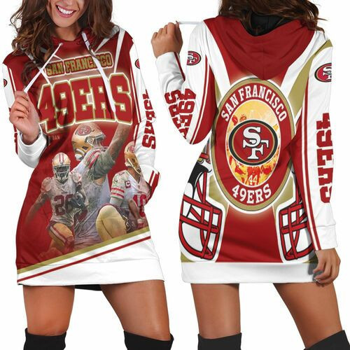 Super Bowl 2021 San Francisco 49ers Nfc East Division Champions Hoodie Dress Sweater Dress Sweatshirt Dress