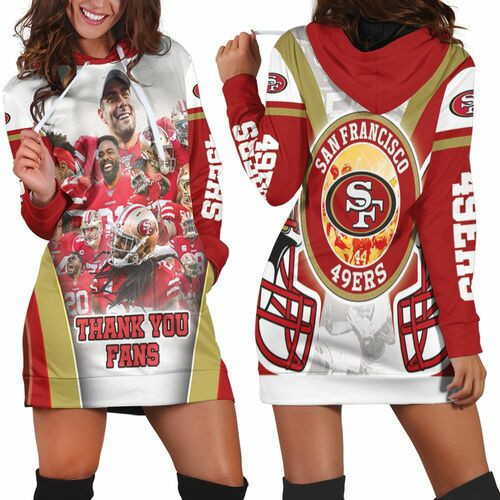 Super Bowl San Francisco 49ers Nfc West Division For Fans Hoodie Dress Sweater Dress Sweatshirt Dress