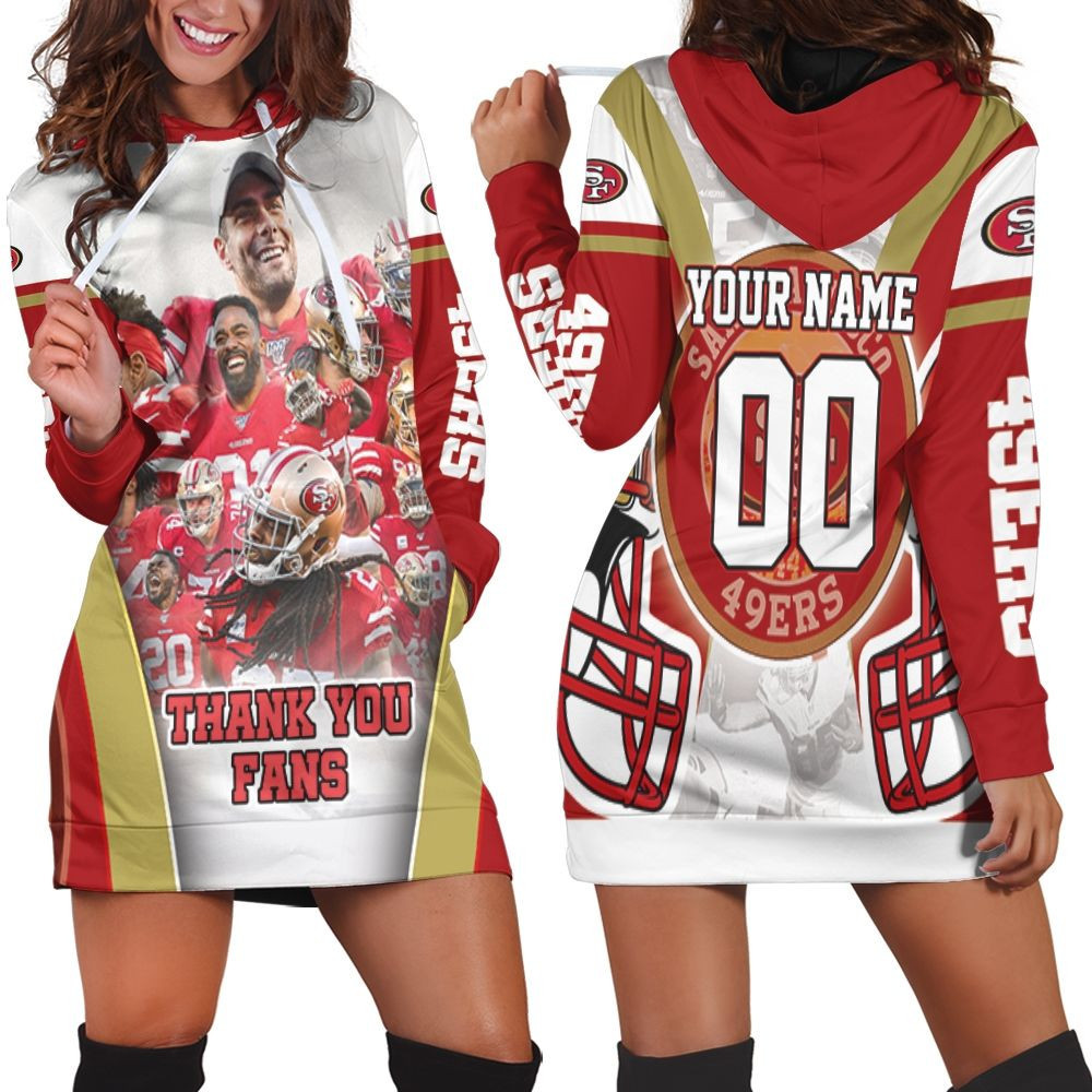 Super Bowl San Francisco 49ers Nfc West Division For Fans Personalized Hoodie Dress Sweater Dress Sweatshirt Dress