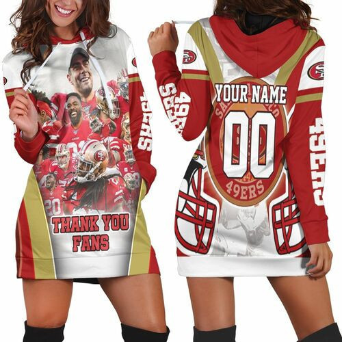 Super Bowl San Francisco 49ers Nfc West Division For Fans Personalized Hoodie Dress Sweater Dress Sweatshirt Dress