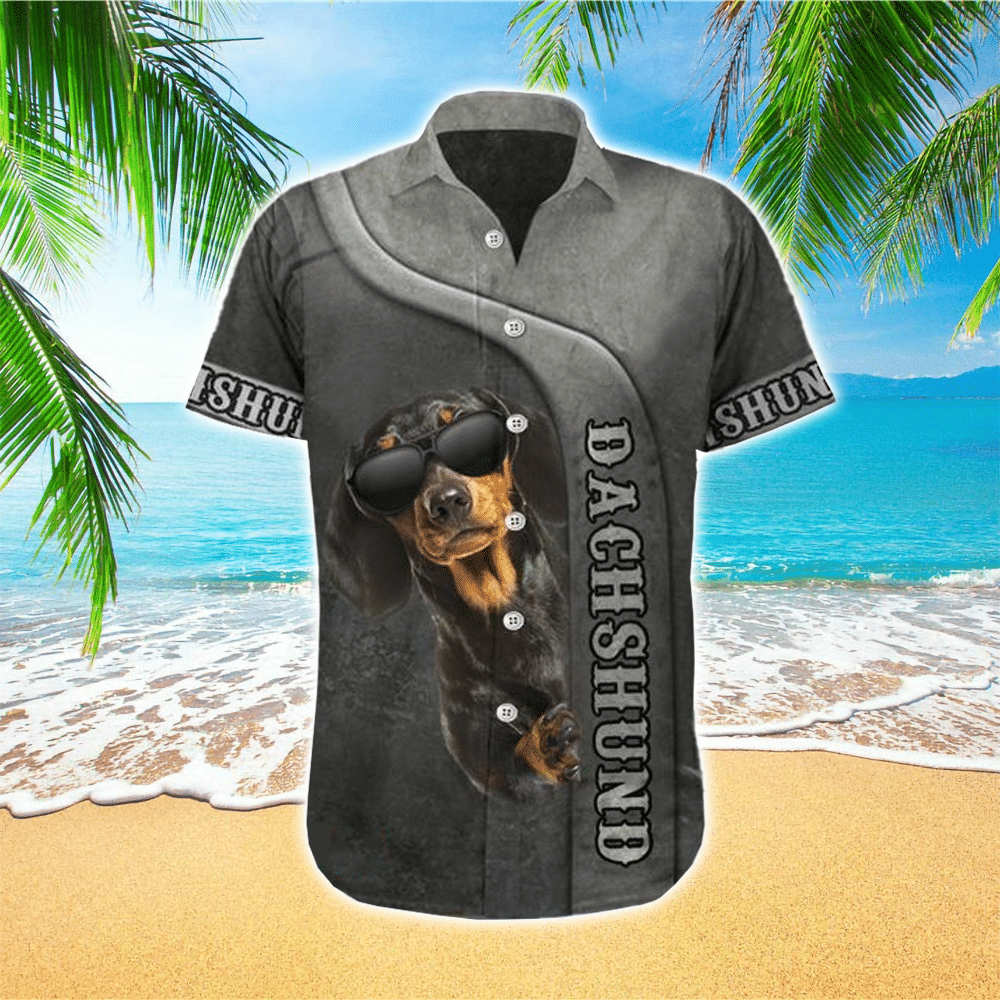 Super Cool Dachshund Dad The Best Gift For Dog Lovers Hawaiian Shirt for Men and Women