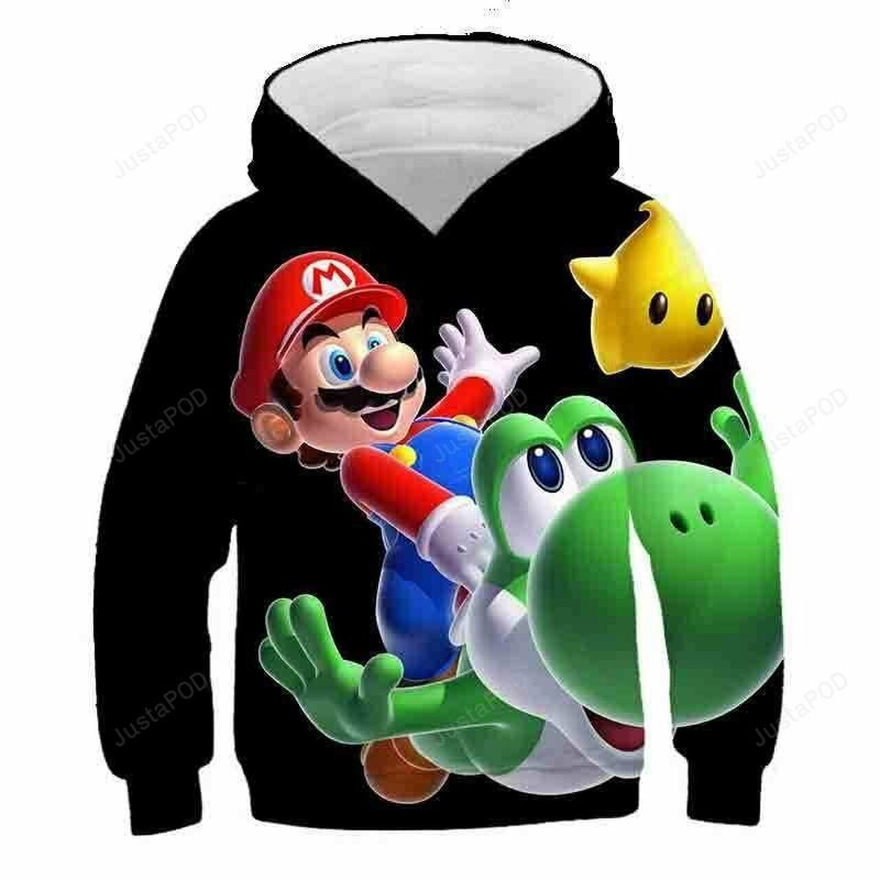 Super Mario 3d All Over Print Hoodie