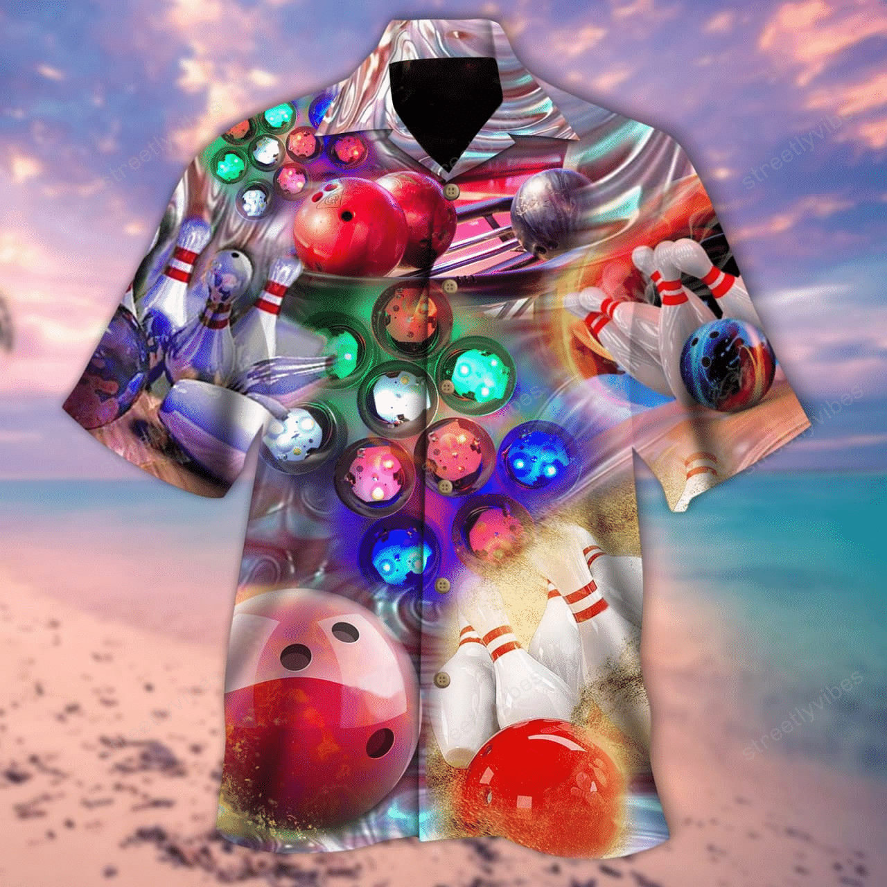 Super Strike Bowling Hawaiian Shirt Hawaiian Shirt For Men