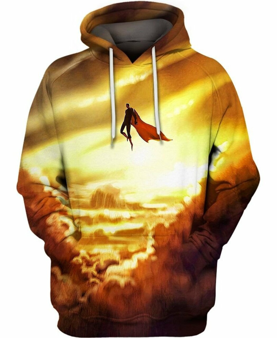 Superman Up In The Sky For Men 3d All Over Print Hoodie
