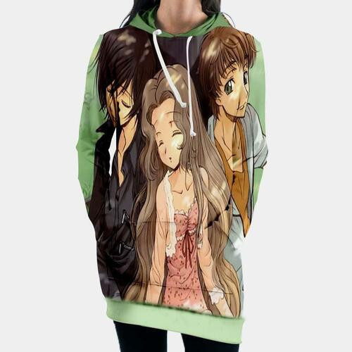 Suzaku Lelouch Nunnally Hooded Dress Code Geass 3d Hoodie Dress Sweater Dress Sweatshirt Dress Hoodie