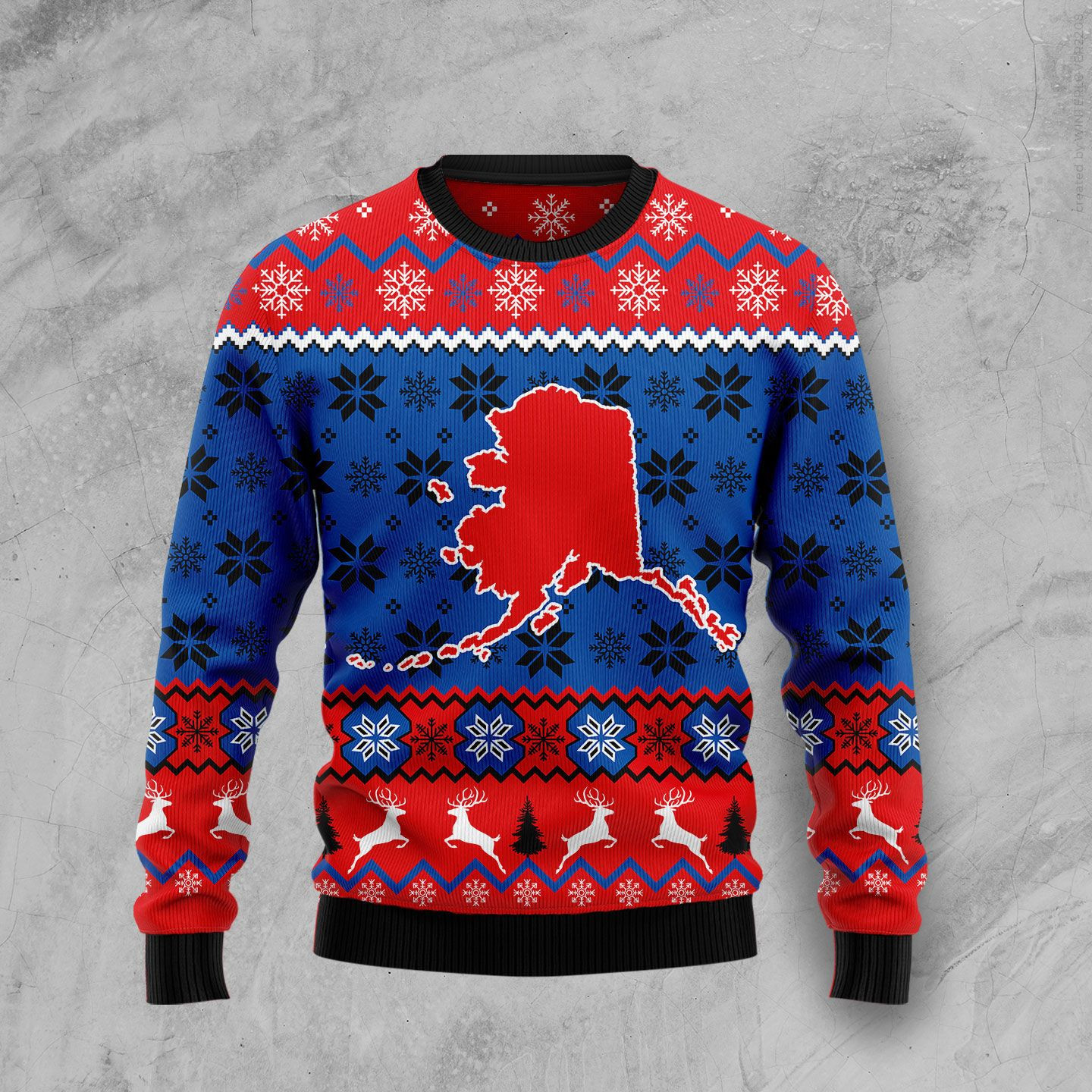 Sweet Home Alaska Ugly Christmas Sweater