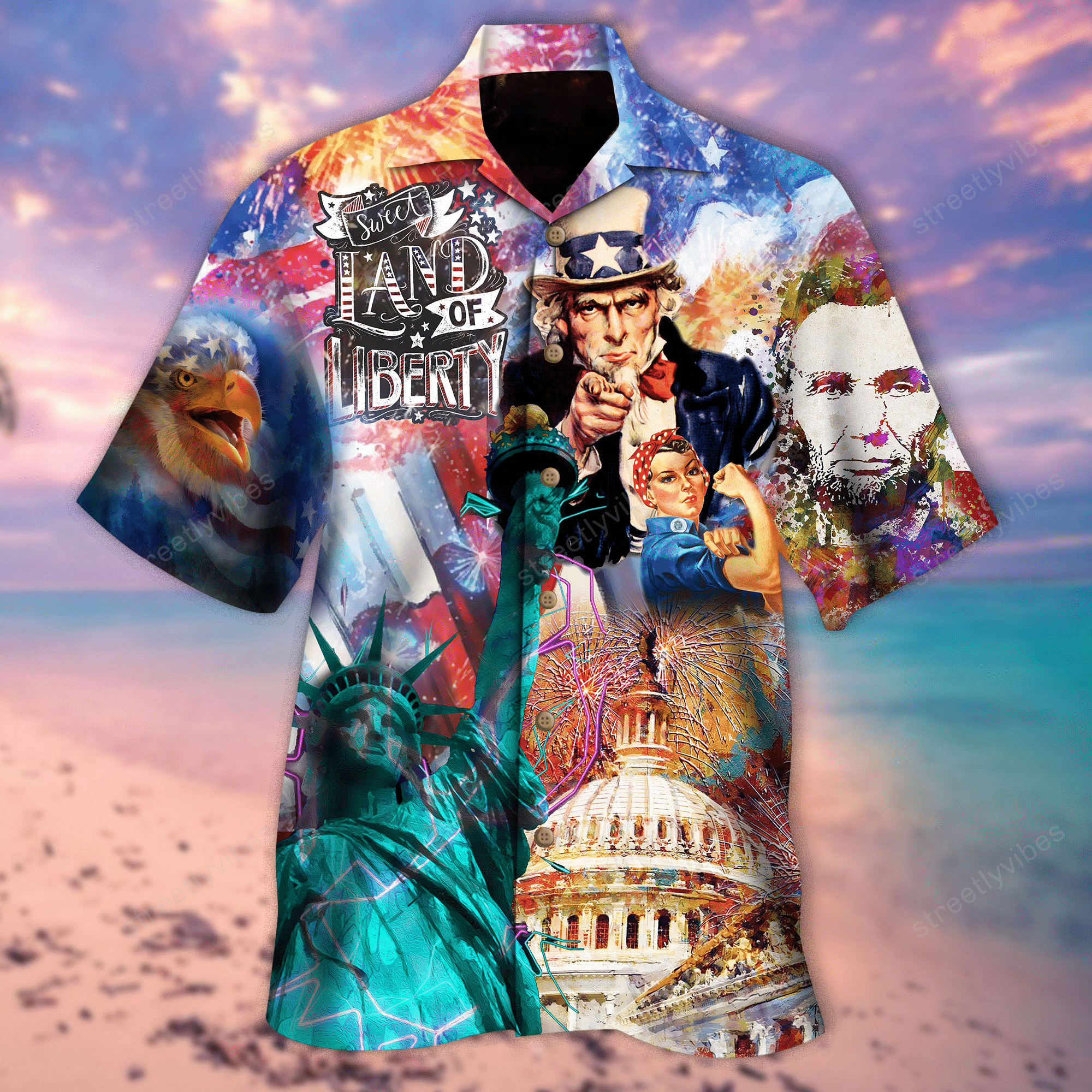 Sweet Land Of Liberty Hawaiian Shirt Hawaiian Shirt For Men