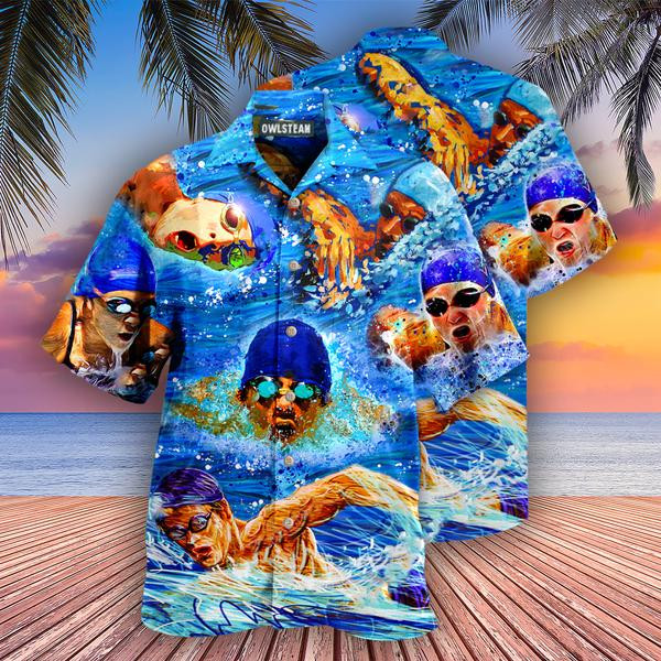 Swimming And Loose Yourself Edition - Hawaiian Shirt - Hawaiian Shirt For Men