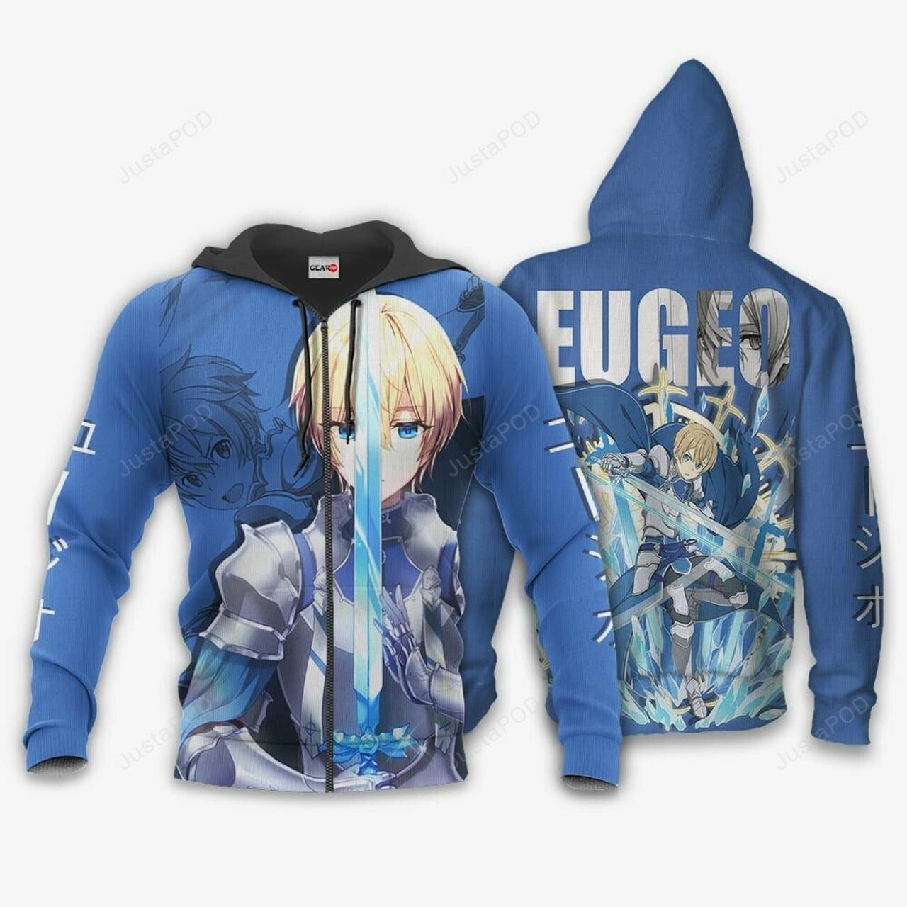 Sword Art Online Eugeo Anime 3d All Over Print Hoodie