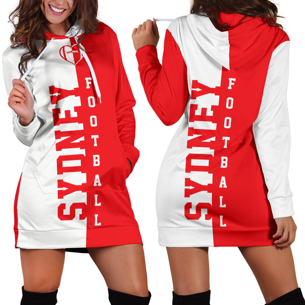 Sydney Football Hoodie Dress 3d All Over Print For Women Hoodie