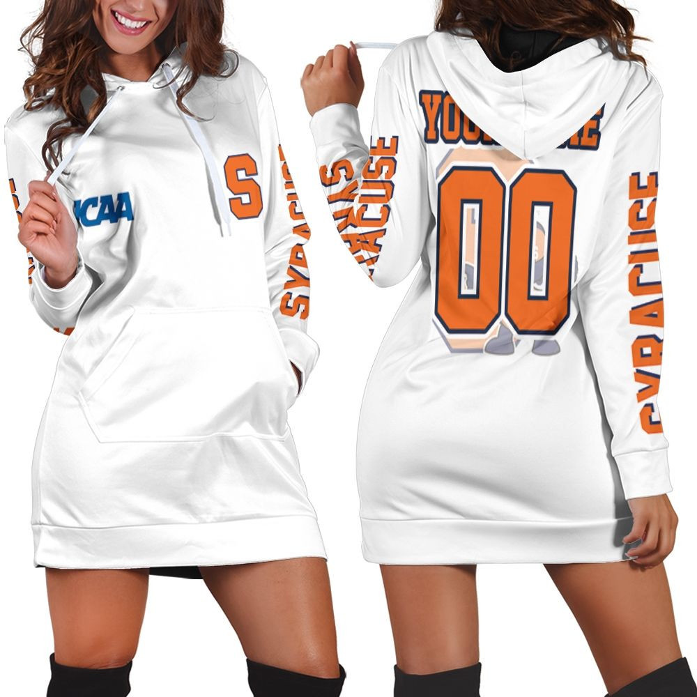 Syracuse Orange Ncaa Bomber 3d Hoodie Dress Sweater Dress Sweatshirt Dress