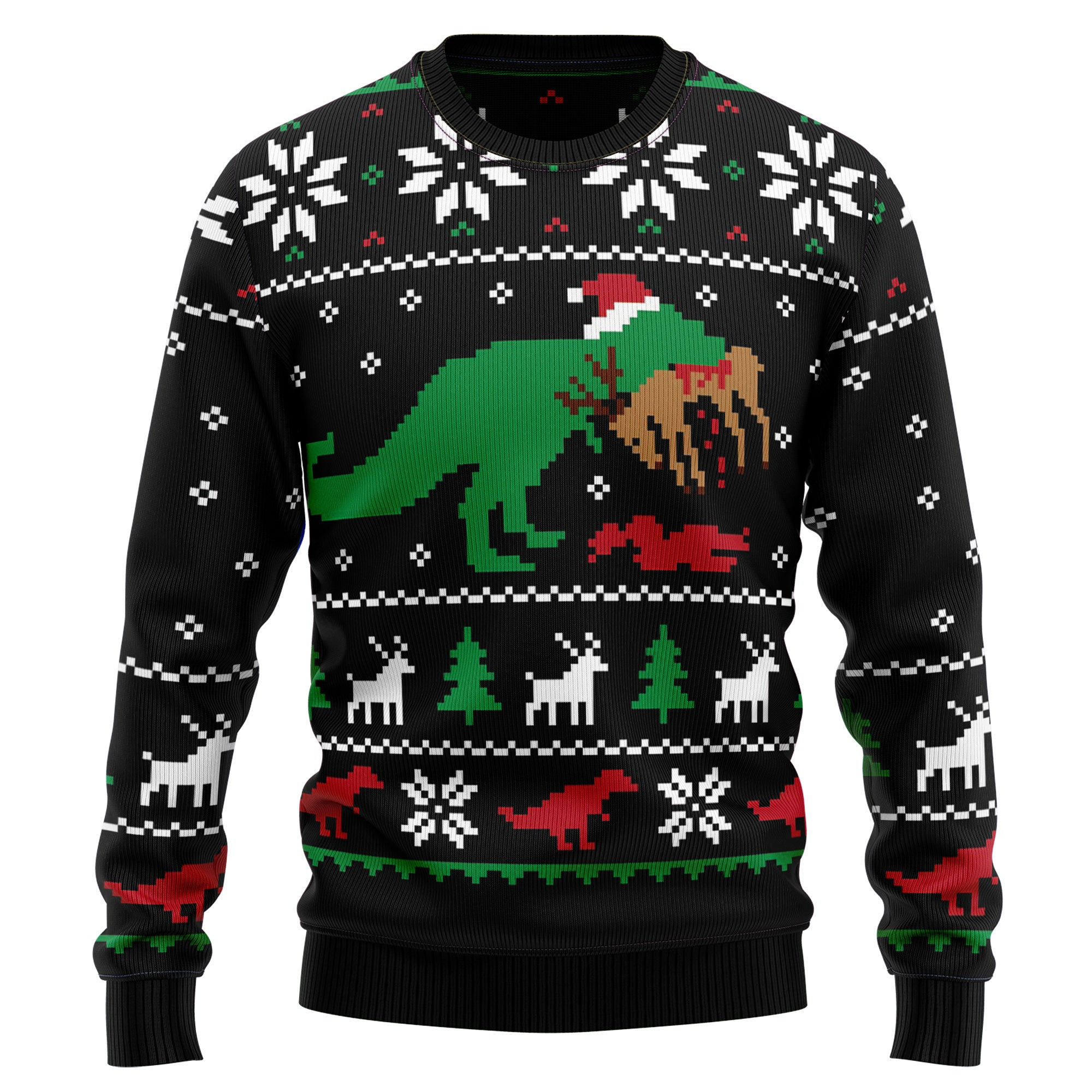 T-Rex Ugly Christmas Sweater