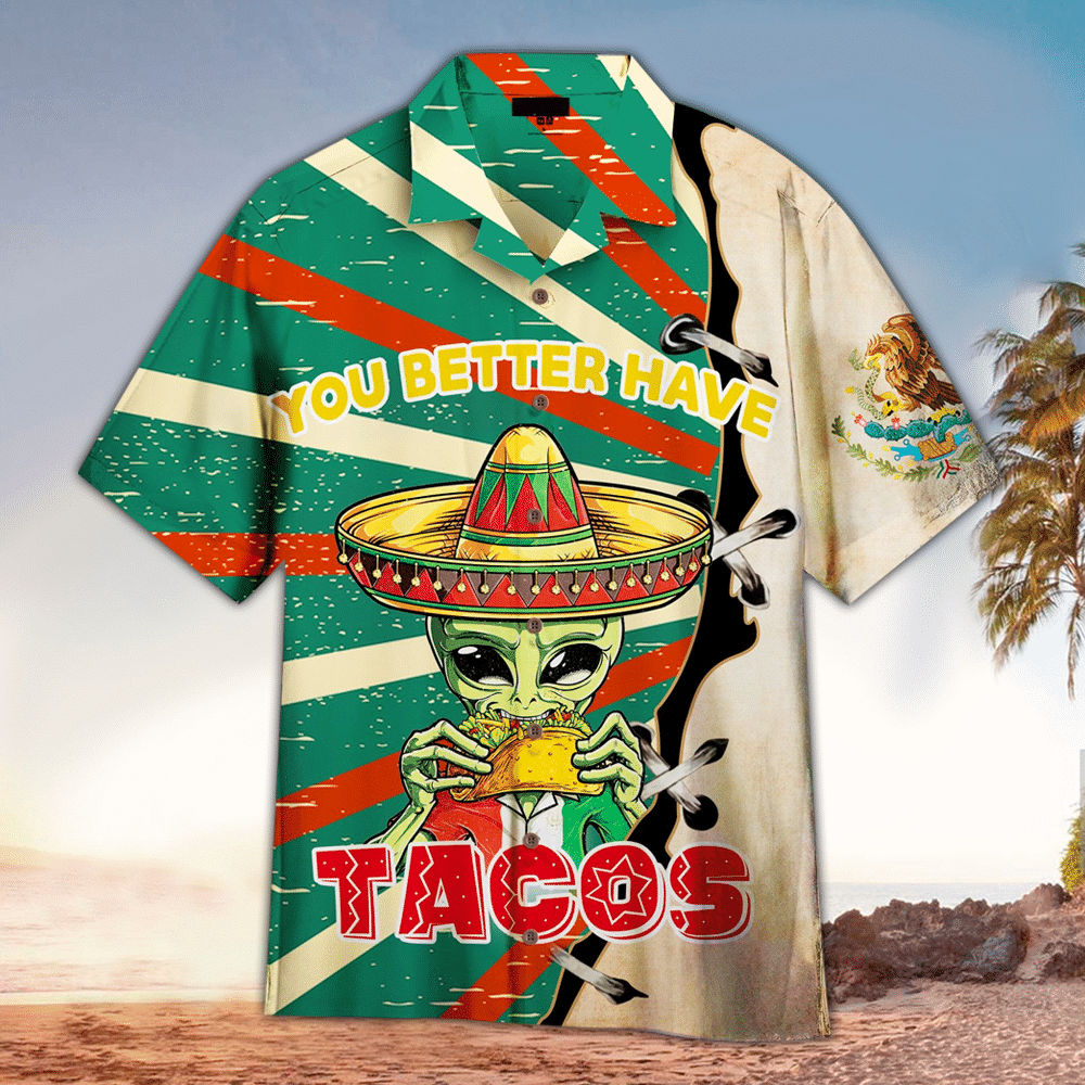 Taco Hawaiian Shirt Perfect Taco Terrier Clothing Shirt For Men and Women