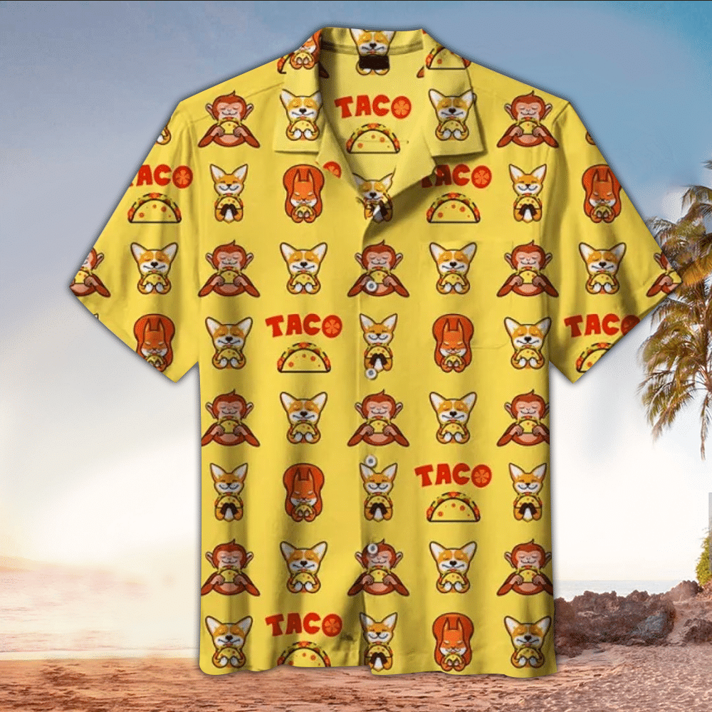 Taco Hawaiian Shirt Perfect Taco Terrier Clothing Shirt For Men and Women